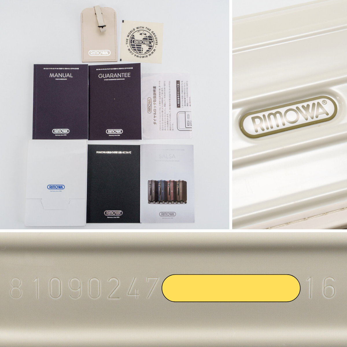 RIMOWA(リモワ) UNITED ARROWS(ユナイテッドアローズ) サルサ 58L 4輪 チェックインM