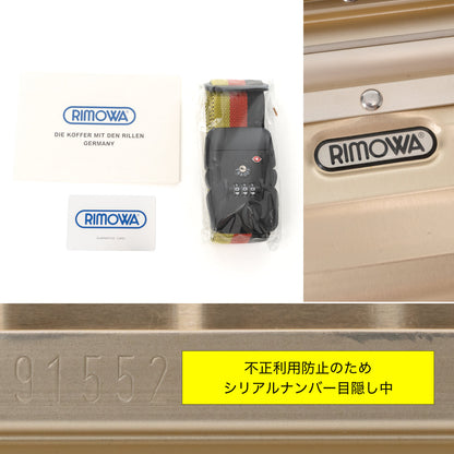 リモワ トパーズ 32L 2輪 キャビンS ゴールド 915.52 中古