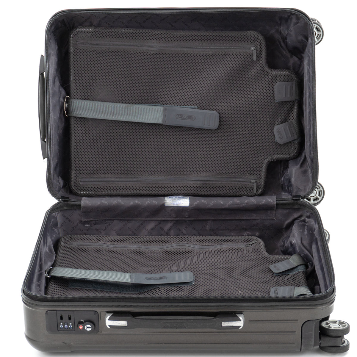 リモワ ルフトハンザ エアーライト (サルサ) 32L 4輪 キャビン グラナイトブラウン 821.90.27.9.27.9 中古