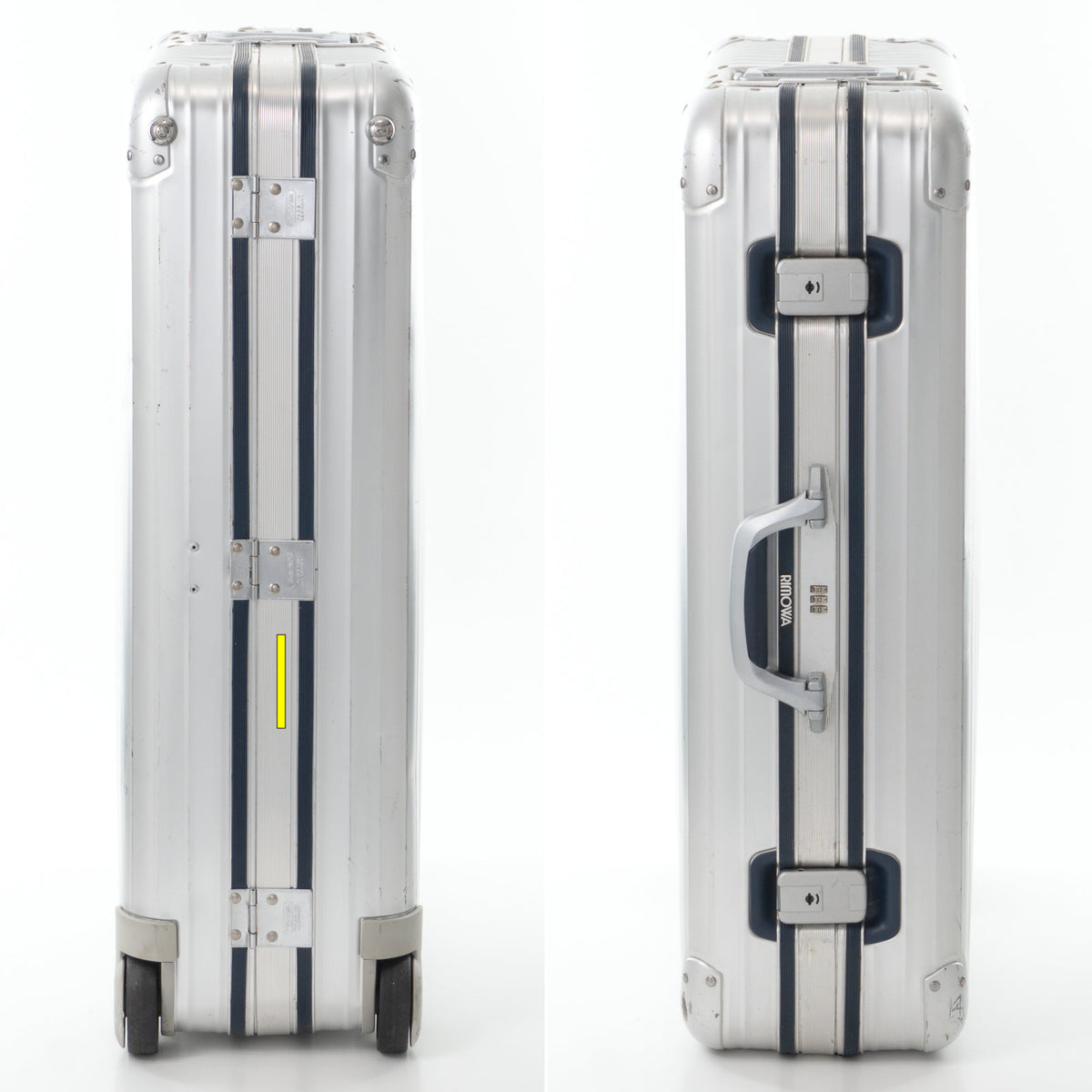 リモワ シルバーインテグラル プルタブハンドル 82L 2輪 チェックインL シルバー 925.70 中古
