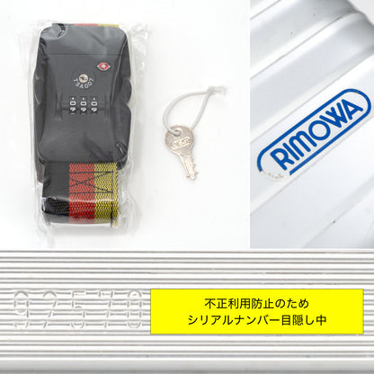 リモワ シルバーインテグラル プルタブハンドル 82L 2輪 チェックインL シルバー 925.70 中古