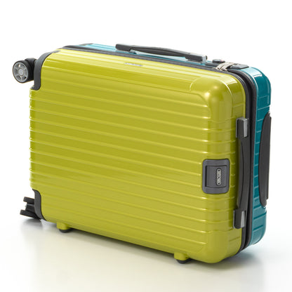 リモワ サルサデラックス 32L 4輪 キャビンS 限定 グロスライムグリーン & グロスターコイズブルー & グレー 890.13 中古