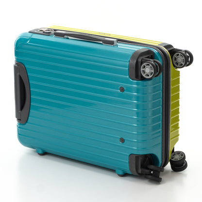 リモワ サルサデラックス 32L 4輪 キャビンS 限定 グロスライムグリーン & グロスターコイズブルー & グレー 890.13 中古