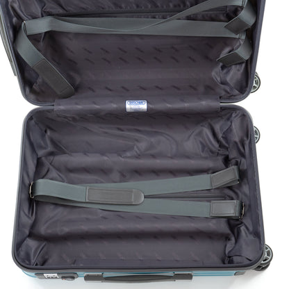 リモワ サルサデラックス 32L 4輪 キャビンS 限定 グロスライムグリーン & グロスターコイズブルー & グレー 890.13 中古
