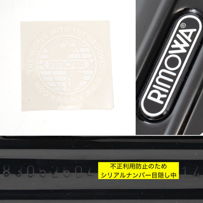 リモワ サルサデラックス 32L 4輪 キャビンS グロスブラック 830.52.50.4 中古