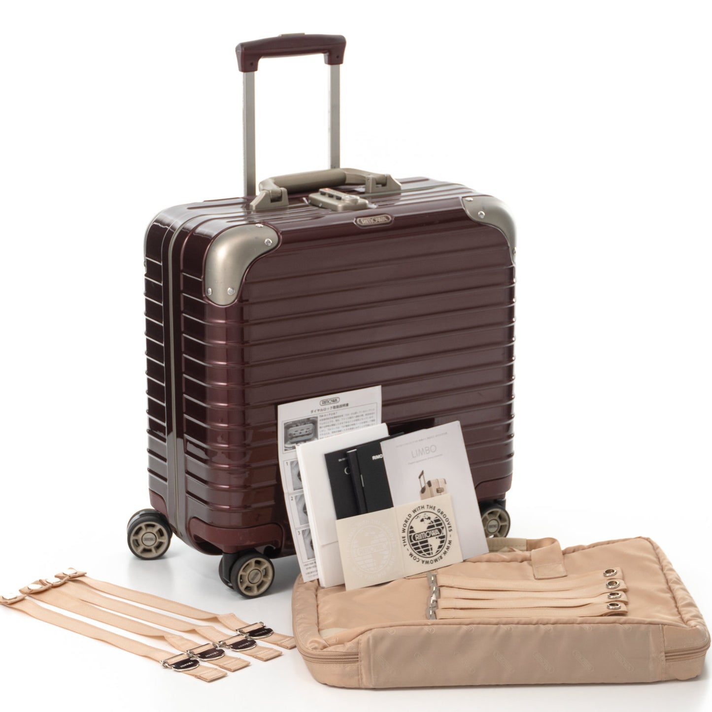 リモワ リンボ 27L 4輪 コンパクト カルモナレッド 881.40.34.4 中古