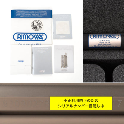 リモワ トパーズ 10L 2輪 ワインケース チタニウム 920.90 中古