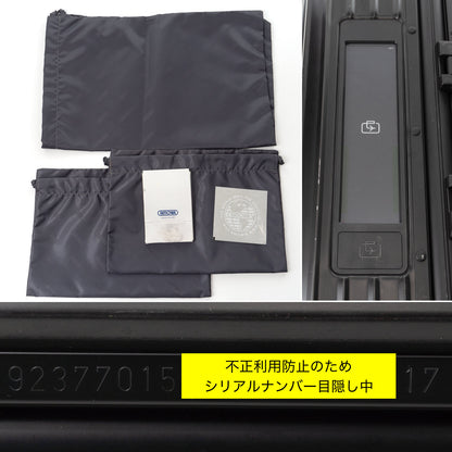 リモワ トパーズ 電子タグ 98L 4輪 XL ステルスブラック 923.77.01.5 中古