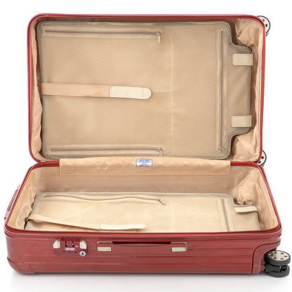 リモワ サルサデラックス 78L 4輪 チェックインL オリエンタルレッド 873.70 中古