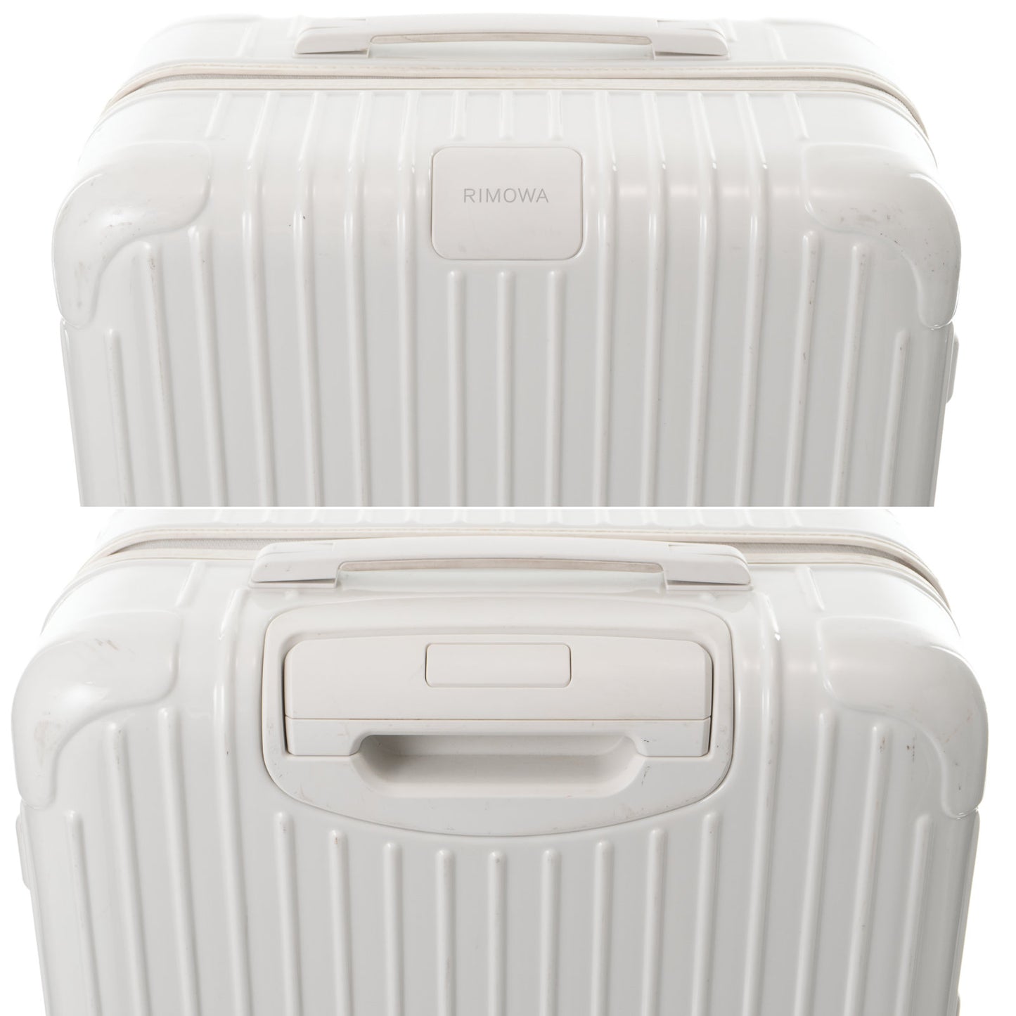 リモワ エッセンシャル チェックインM 60L 4輪 グロスホワイト 832.63.66.4 中古