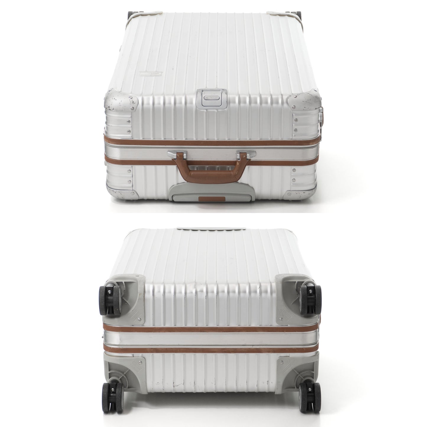 リモワ ルフトハンザ ボーイング747-8 シルバーインテグラル 85L 4輪 チェックインL シルバー 921.90.02.2 中古
