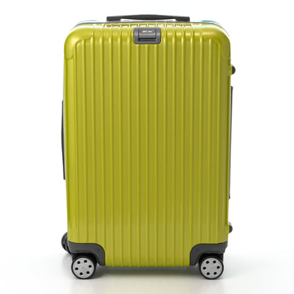 リモワ サルサデラックス 63L 4輪 チェックインM 限定 グロスライムグリーン & グロスターコイズブルー & グレー 890.14 中古