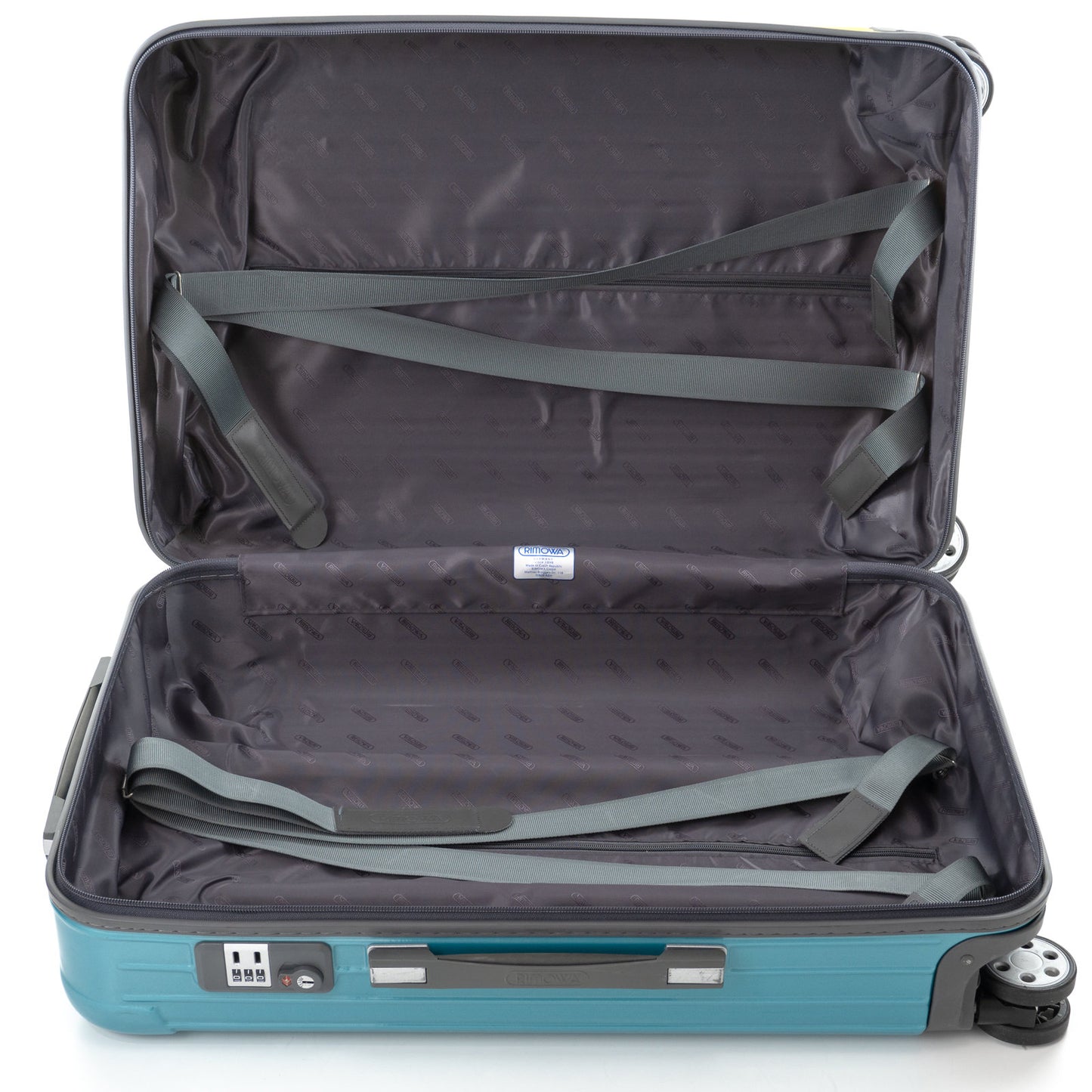 リモワ サルサデラックス 63L 4輪 チェックインM 限定 グロスライムグリーン & グロスターコイズブルー & グレー 890.14 中古
