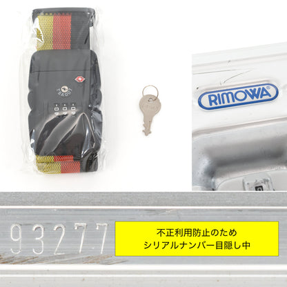 リモワ トパーズ 104L 4輪 XL シルバー 932.77 中古