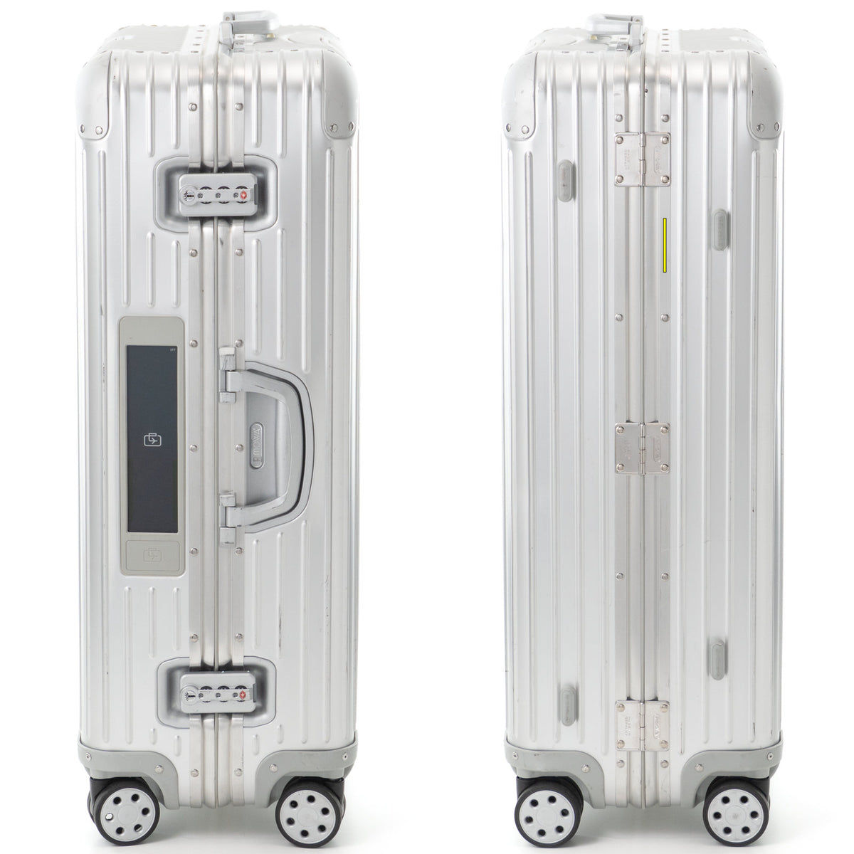 リモワ トパーズ 電子タグ 82L 4輪 チェックインL シルバー 924.73.00.5 中古