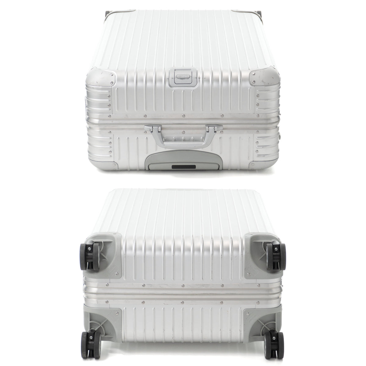 リモワ トパーズ 電子タグ 82L 4輪 チェックインL シルバー 924.73.00.5 中古