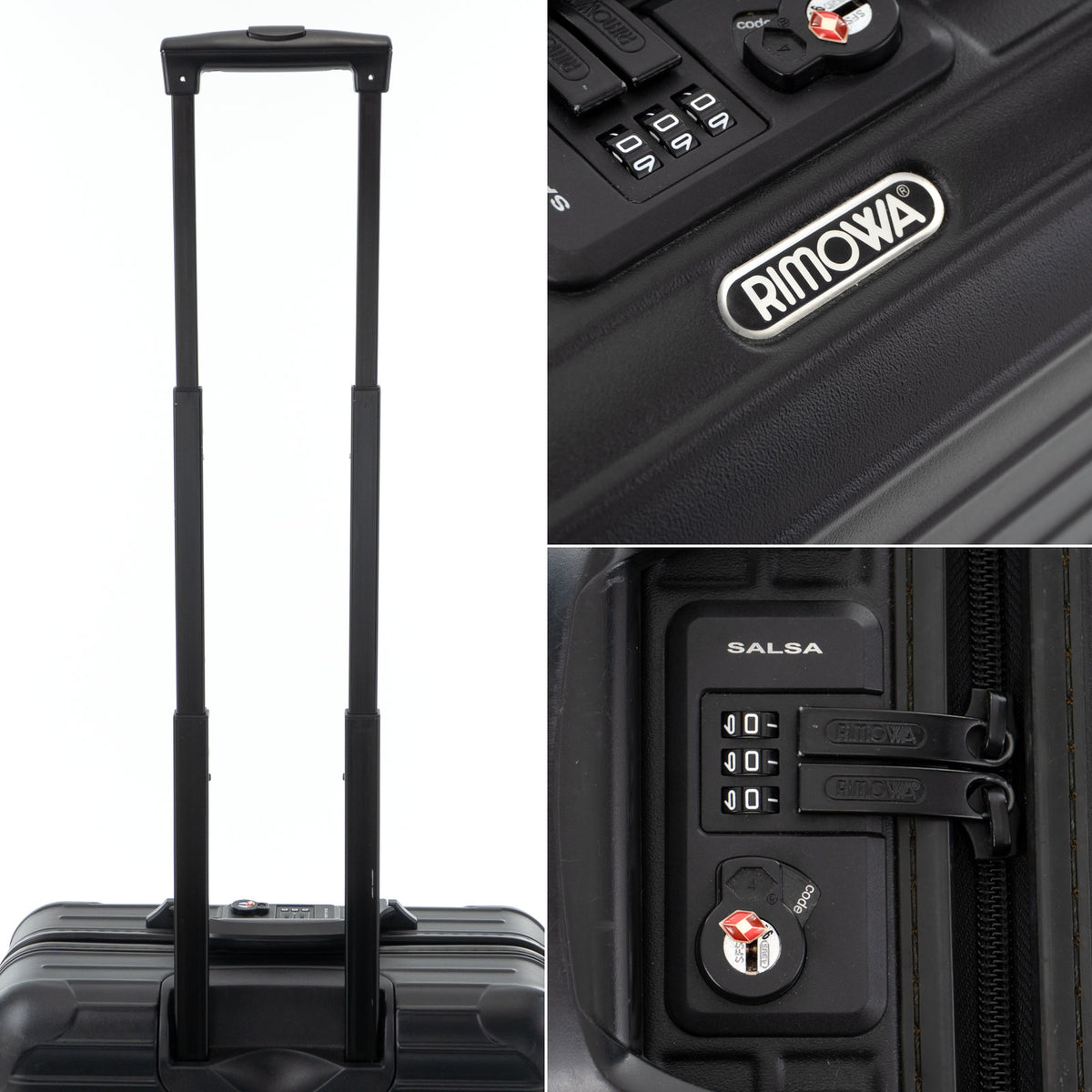 リモワ サルサ 27L 4輪 コンパクト マットブラック 810.40.32.4 中古