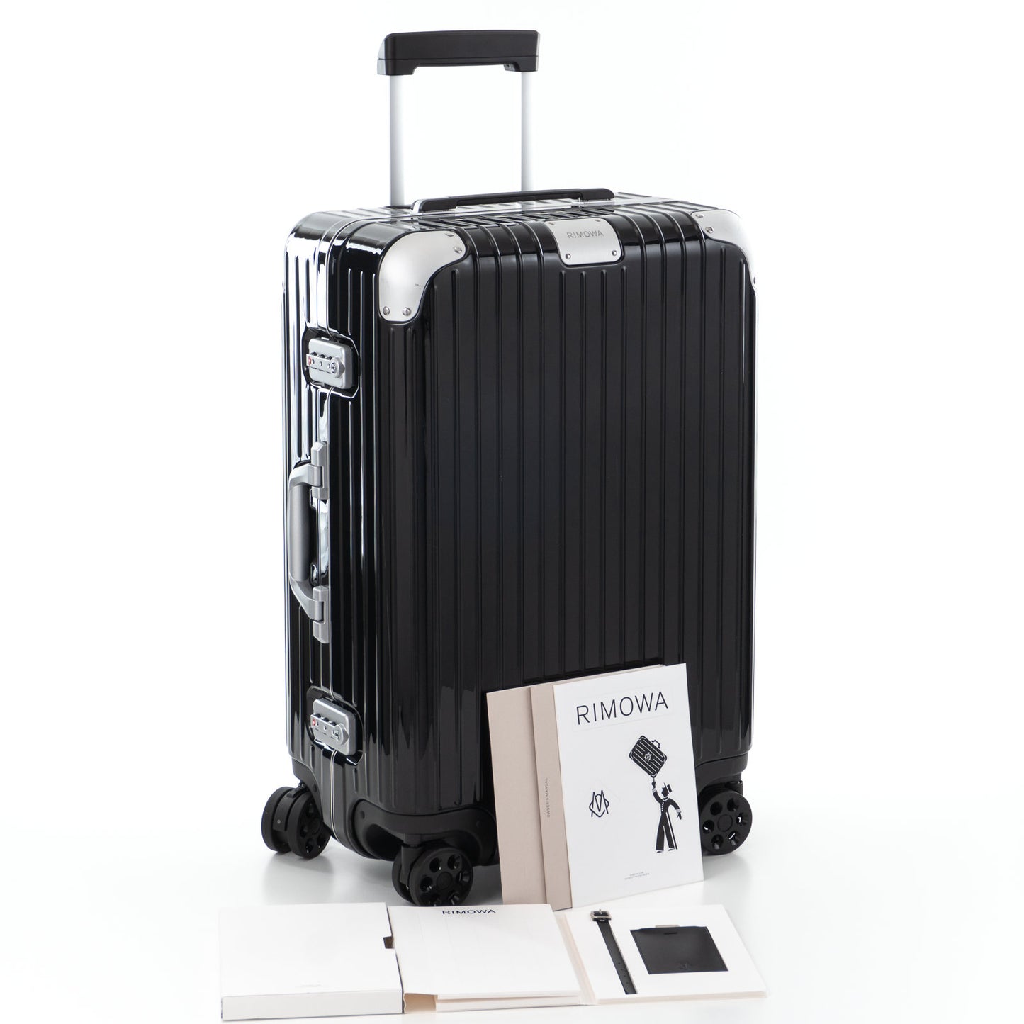 リモワ ハイブリッド チェックインM 60L 4輪 グロスブラック 883.63.62.4 中古
