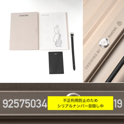 リモワ オリジナル トランク 90L 4輪 チタニウム 925.75.03.4 中古