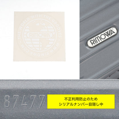 リモワ サルサデラックス 104L 4輪 XL シールグレー 874.77 中古