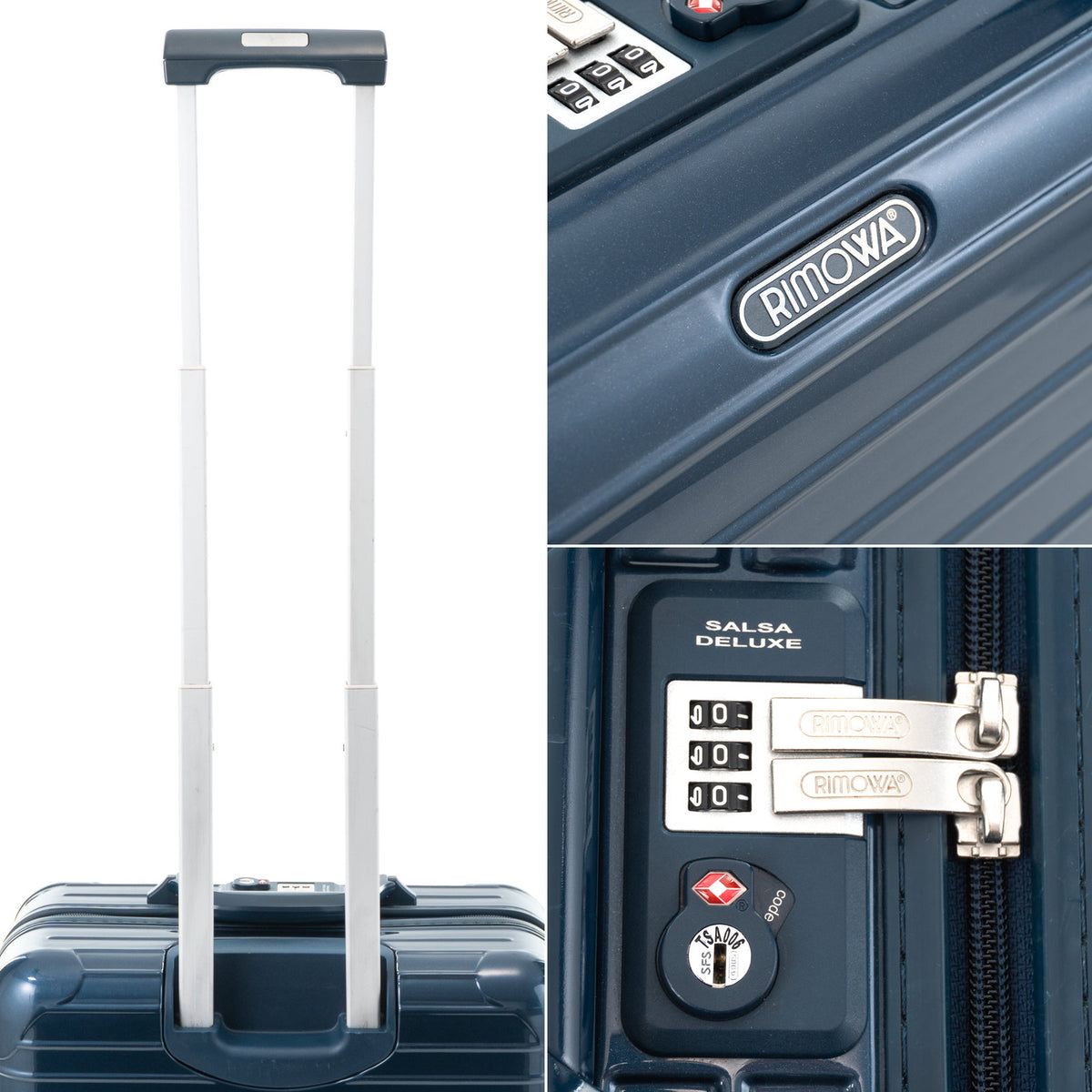 リモワ サルサデラックス 29L 4輪 コンパクト ヨッティングブルー 830.40.12.4 中古