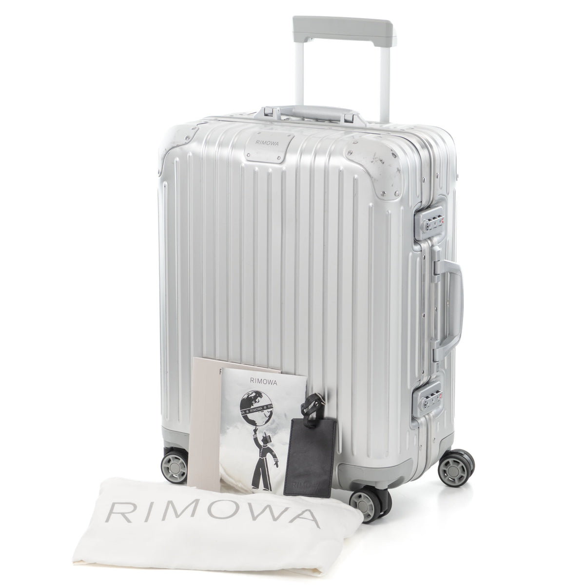 リモワ オリジナル キャビンプラス 49L 4輪 シルバー 925.56.00.4 中古