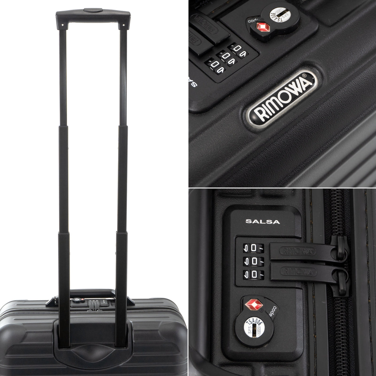 リモワ サルサ 27L 4輪 コンパクト マットブラック 810.40.32.4 中古