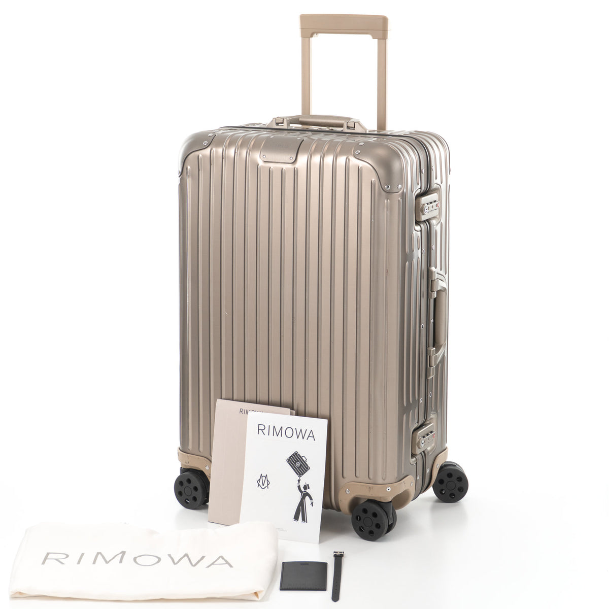 リモワ オリジナル チェックインM 60L 4輪 チタニウム 925.63.03.4 中古