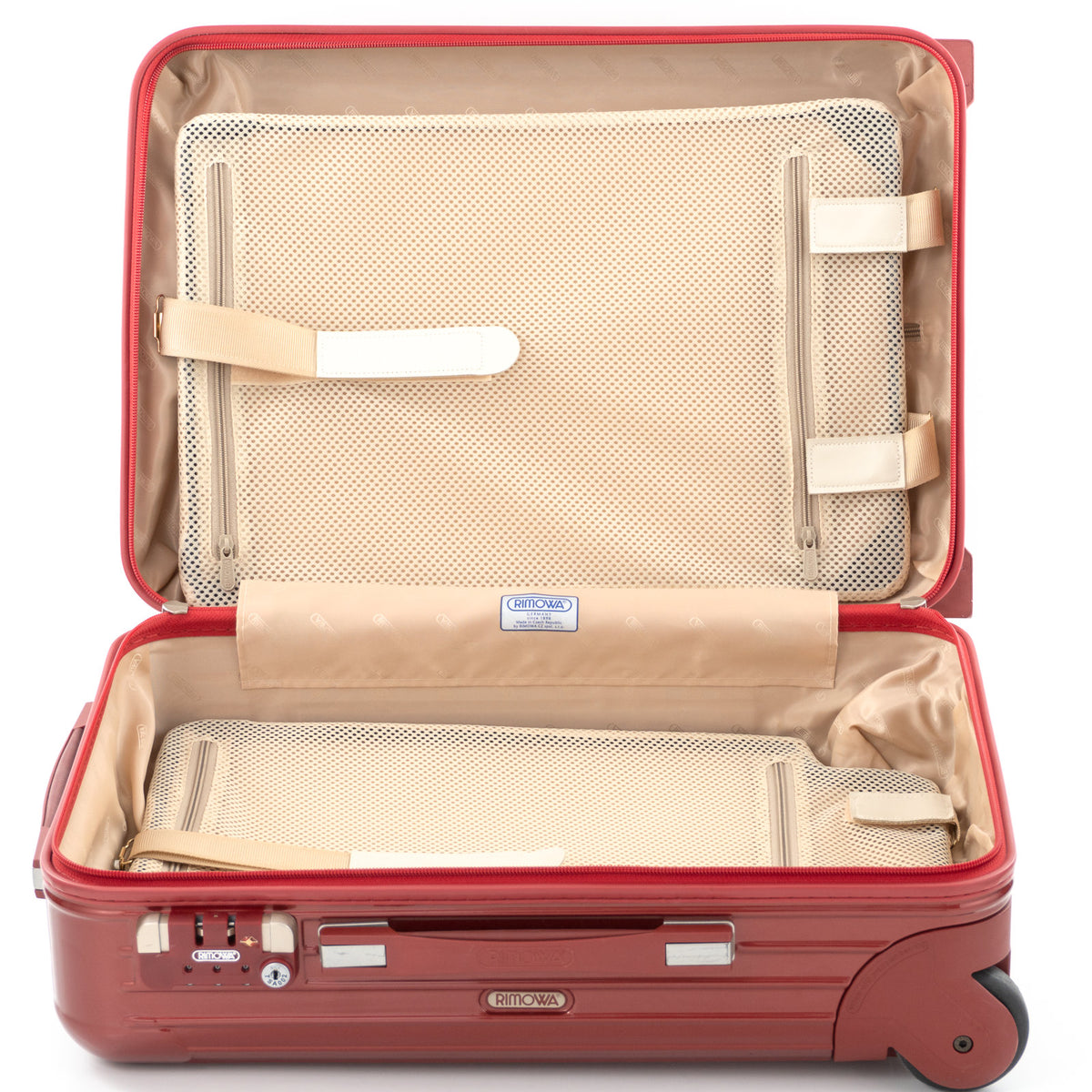 リモワ サルサデラックス 33L 2輪 キャビンS オリエンタルレッド 853.52 中古