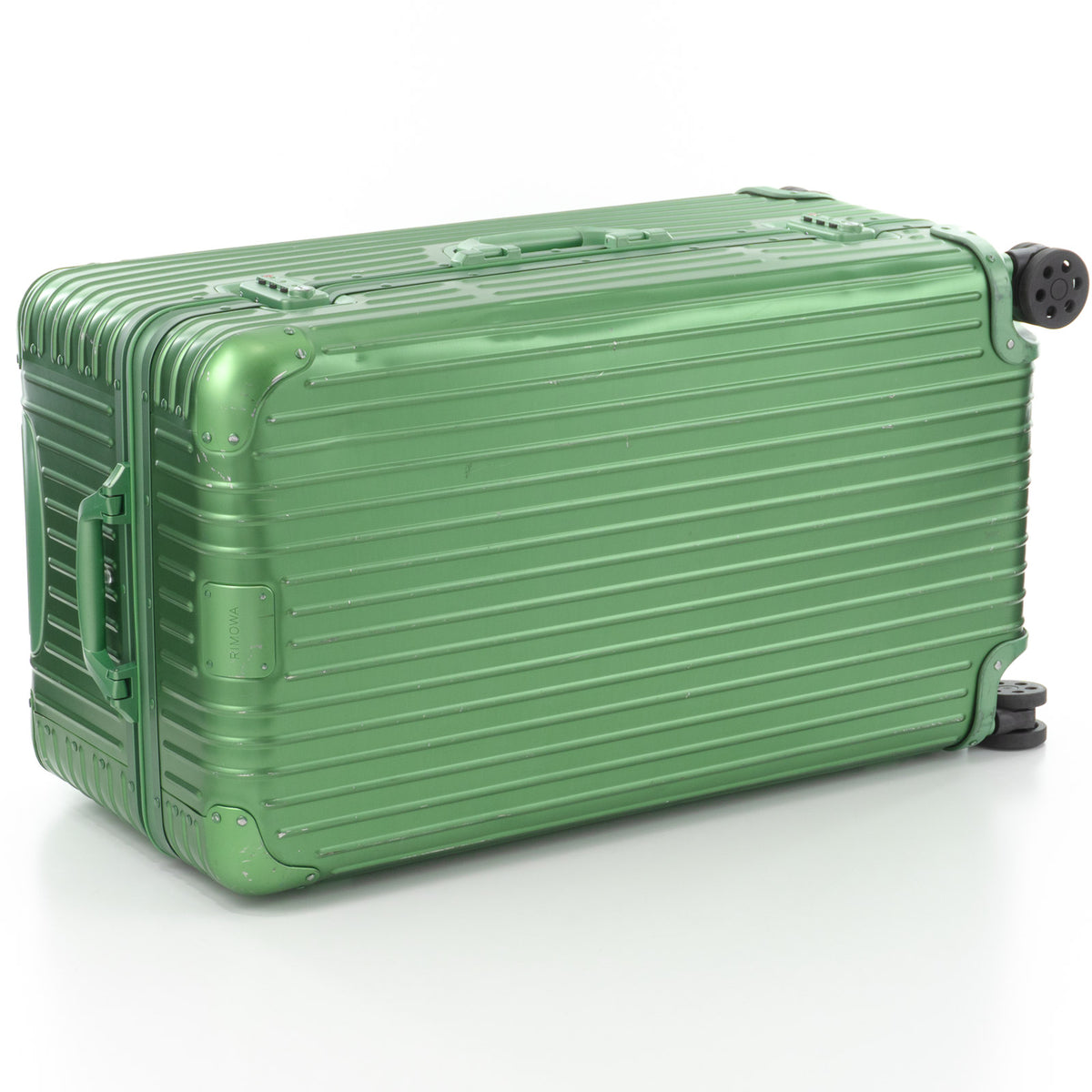 リモワ オリジナル トランクプラス 105L 4輪 エメラルドグリーン 925.80.97.4 中古