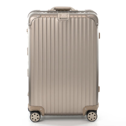 リモワ トパーズ 64L 4輪 チェックインM チタニウムシャンパンゴールド系 945.63 中古