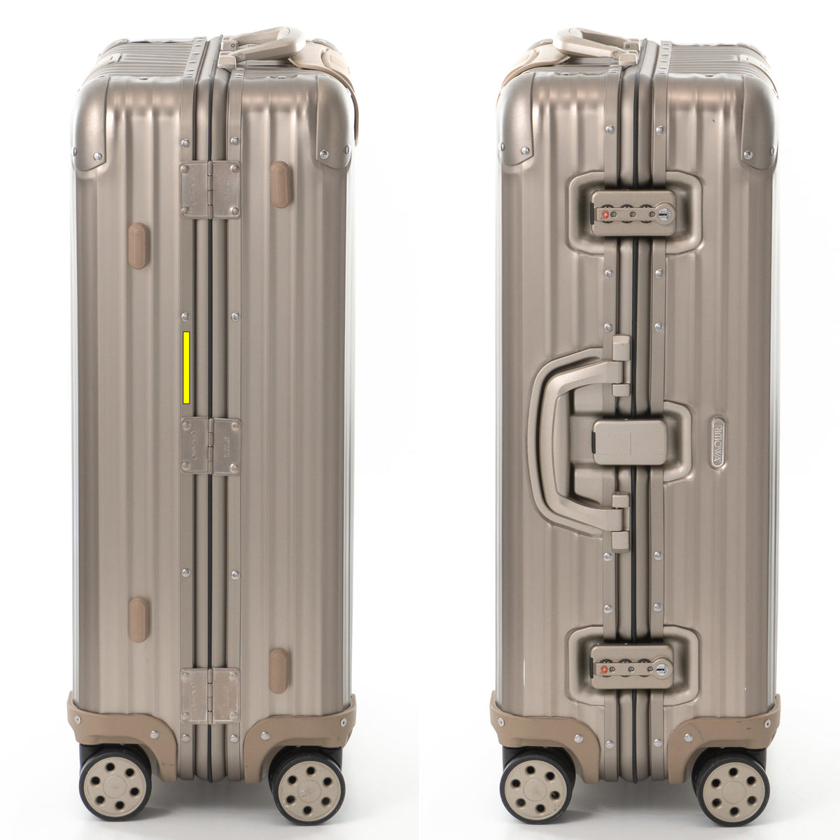 リモワ トパーズ 64L 4輪 チェックインM チタニウムシャンパンゴールド系 945.63 中古