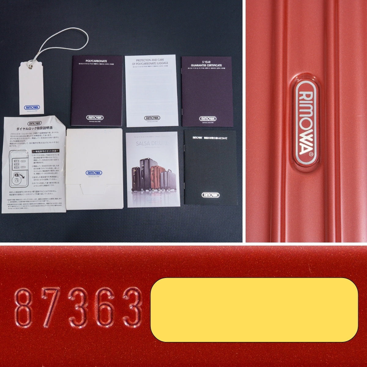 RIMOWA(リモワ) サルサデラックス 58L 4輪 チェックインM