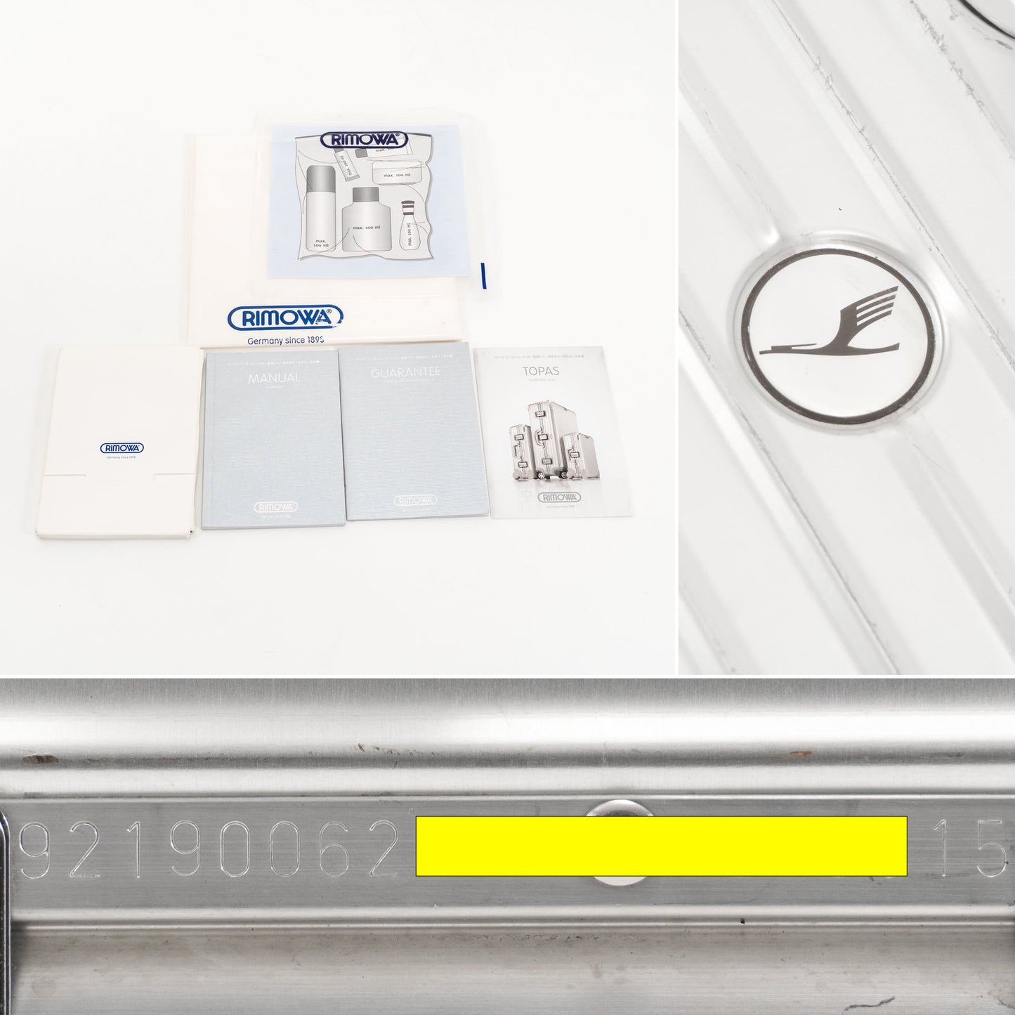 RIMOWA(リモワ) ルフトハンザ トパーズ 34L 4輪 キャビン