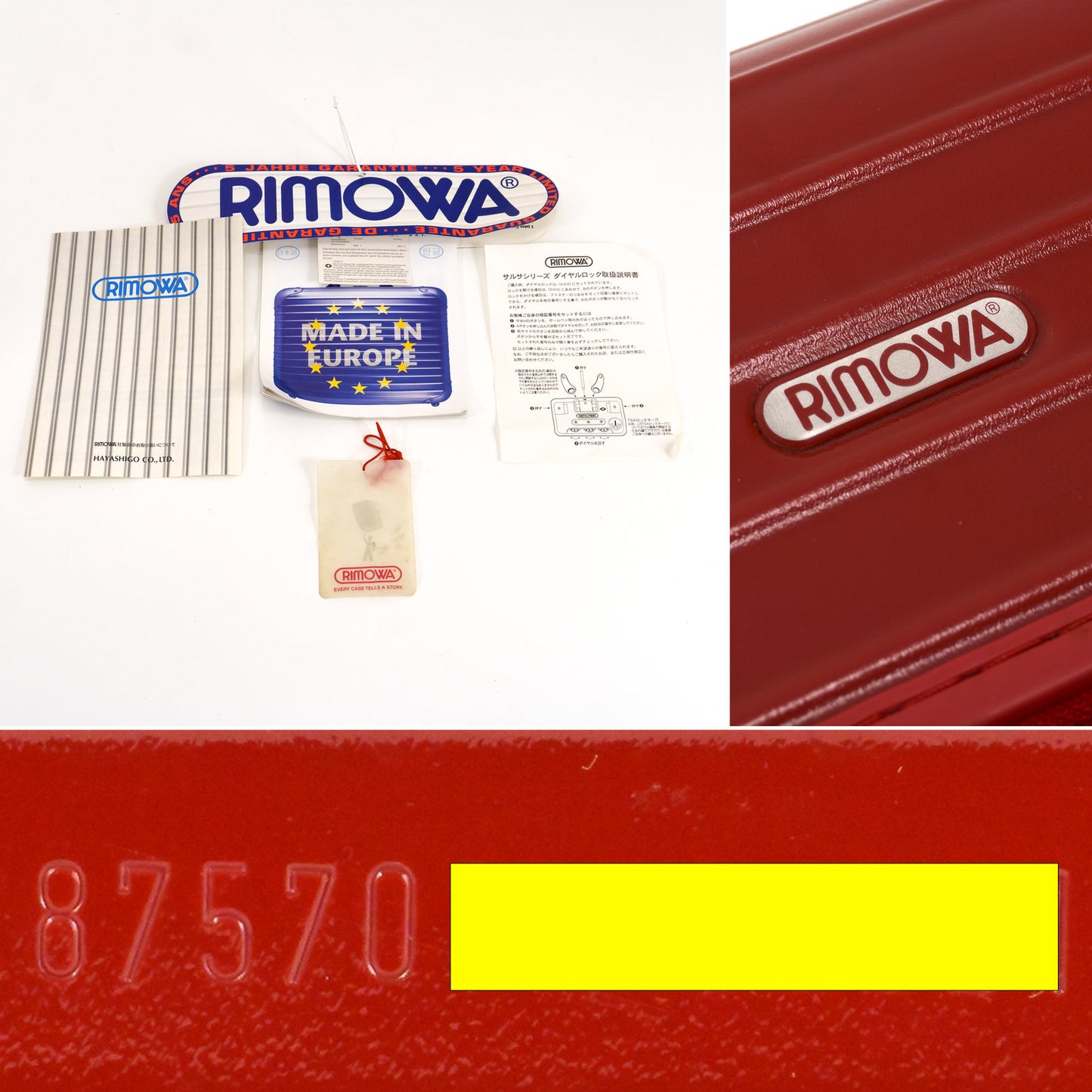 RIMOWA(リモワ) サルサ 82L 4輪 チェックインL