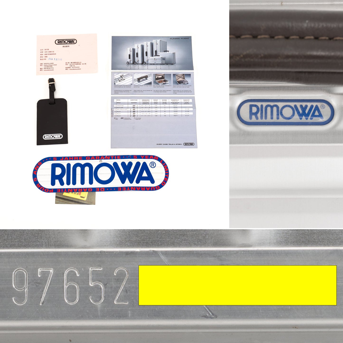 RIMOWA(リモワ) クラシックフライト 33L 2輪 キャビンS